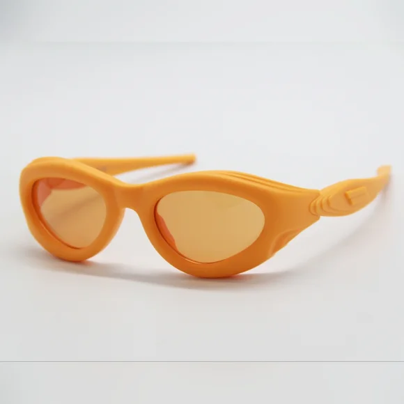 NEW BV1162S 004 BOTTEGA VENETA ORANGE UNISEX  SUNGLASSES - Picture 3 of 13